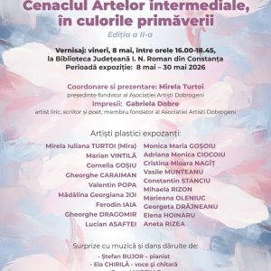 Vernisaj “Cenaclul Artelor intermediale, în culorile primăverii”